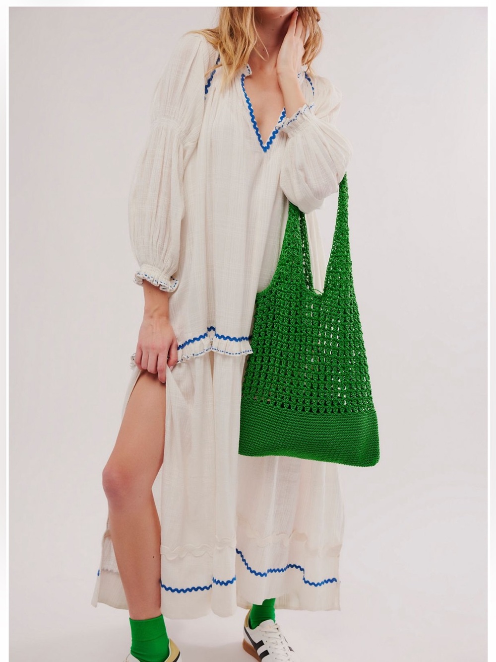 Free People Thank Me Later Midi Dress